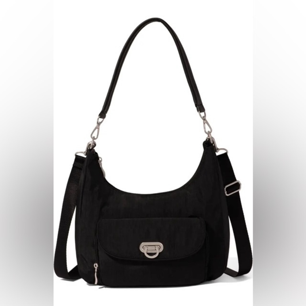 Baggallini Coastal Flip Lock Half Moon Bag